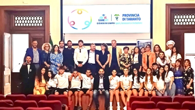 GAME UPI-BILANCIO/ Il presidente della Provincia di Taranto agli atleti: voi, messaggeri di identità territoriale e senso di comunità