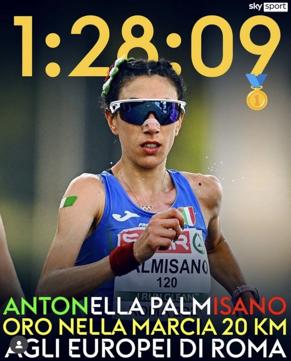 FANTASTICA/ Antonella Palmisano Oro nei 20 km agli Europei di Atletica
