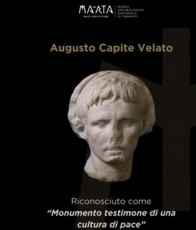 G7- PUGLIA/ Il museo MArTA sceglie la testa di Augusto capite velato per saluto ai grandi della terra